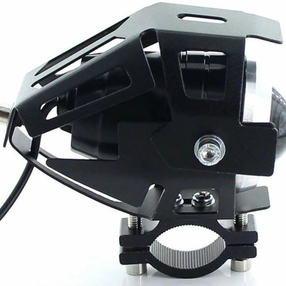 Dual Motorcycle U5 LED DRL Headlamp Auxiliary Lamp~Fog~Spotlights W/Switch - Picture 5 of 5